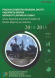 Gross Regional Domestic Product According To 2014-2018 Business Field Of Bintan District